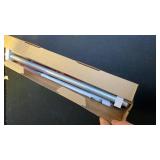 Curtain Rods No Drilling 16 to 30 Inch, HOTOZON 58 Inches No Drill Curtain Rods for Windows 8 to 26 Inches(0.7-2.1 ft), Renter Friendly Adjustable Small Drapery Rod for Lightweight Curtains, Silver