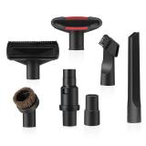 LANMU 1 14 Inch(32mm) Vacuum Attachments Compatible with Shark Navigator Lift-Away NV360 NV352 NV356E, NV501 and Rocket HV301 HV322 Vacuum, Accessories Kit with Adapter for Home, Car Interior Cleaning