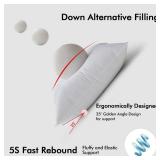MIULEE 12x20 Down Alternative Pillow Insert Decorative Throw Pillow 12 x 20 Inch Body Bed Sleeping Ultra Soft Fluffy Form for Sofa Couch Bed