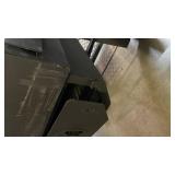 Outdoor Gourmet Sierra II Off-Set Smoker *some bent legs, missing front rack and latch for side compartment*