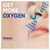 Brison Nasal Dilators for Breathing and Sleeping - 2 Pack Anti Snoring Nose Vents Opener for Better Breathing Sleeping and Activity Improves Airflow - 2pcs Soft-Hard