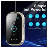 Ultra Xmagpot Bluetooth 5.4 Transmitter Receiver - CNC Aluminum and Ceramic Glass | Dual Link for 2 AirPodsHeadphones | aptX AdaptiveHD Audio | Wireless Transmitter for AirplaneTVCarGym