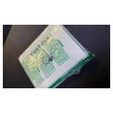 Yoofoss Pack and Play Sheets Fitted, Mini Crib Sheets 2-Pack for Pack N Play Mattress, Stretchy Playard Sheet, Soft and Breathable Pink+Love