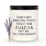 Craftique Gifts for Women, Galentines Birthday Gifts for Women- Youftre Amazing Candle- FriendshipThank YouInspirational Gift for Woman Her Friend Teacher Mom Girlfriend Sister Bestie Lavender