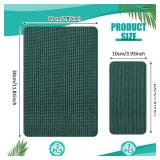 Amylove 6 Pcs Pool Safety Cover Patch Kit Swimming Pool Patch Repair Kit Self Adhesive Mesh for Inground Safety Cover, 12 x 8 Inch, 4 x 8 Inch (Green)