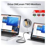 LDLrui 4K USB C to Mini HDMI Cable 3.3FT, Supports 4K@60Hz, 2K@120Hz, High Speed Type-C to Mini HDMI Uni-Directional Cord, for Steam Deck, ROG Ally, Laptop, MacBook, KYY, ARZOPA, MNN Portable Monitor