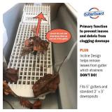 The Wedge Downspout Gutter Guard