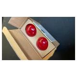 Amazon Basics A19 Red Color Party LED Light Bulbs, 60 Watt Equivalent, Energy Efficient 9W, E26 Standard Base, Non-Dimmable, 10,000 Hour Lifetime, 2-Pack