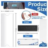 50 Pack Name Badge Magnets Kit Acrylic Magnetic Name Tag Holders with Blank Printable Paper Inserts 3 Magnets Clear Adhesive ID Holder for Business Events School Office