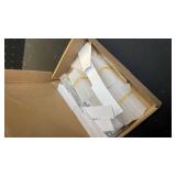 50 Pack Name Badge Magnets Kit Acrylic Magnetic Name Tag Holders with Blank Printable Paper Inserts 3 Magnets Clear Adhesive ID Holder for Business Events School Office