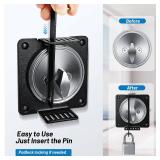 MOSECYOU Deadbolt Lockout Device, Block Thumb Turn, Child Proof Safety Dead Bolt Cover Lock