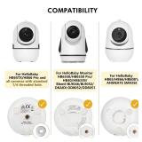 Flexible Baby Monitor Mount for HelloBaby HB6550HB65HB40HB6339HB66HB6550Pro, ANMEATE SM935E, Baby Camera Mount Holder Stand with 15.7 inch, Attach to Baby Crib Without Wall Damage