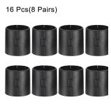 uxcell Wire Shelf Clips 1.5 Inch Wire Shelving Lock Clips Plastic for Wire Shelving System, 16 Pcs