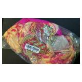 ChiaoLezhee Womenfts Tummy Control One Piece Swimsuit Matching Coverup Monokini with Sarong Wrap Skirt Set, Cheeky Cutout Tie Sexy Retro Halter Summer Beach Slimming Pool,Hot Pink Plant,X-Large