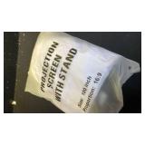 AHOLON Outdoor Projector Screen with Stand - 100 Inch Portable Projector Screen Indoor and Outdoor Projector Screens 16:9 4K HD Wrinkle Free Lightweight Movie Screen with Carry Bag,Enioy Movie Nights