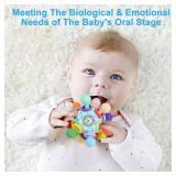 Baby Montessori Sensory Toys for 0-6 6-12 Months, Baby Teether Teething Toys for Babies 0 3 6 9 12 18 Months, Newborn Infant Learning Developmental Toys Gifts for 1 2 Year Old Boys Girls