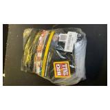 Dickies Menfts Dri-Tech Moisture Control Quarter Socks (6, 12, 18 Pairs), Solid Black (6 Pairs), X-Large