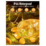 Minetom Fairy String Lights, 33Ft 100 LED Mini Battery Operated Fairy Lights Copper Wire Twinkle Lights Mason Jar Lights, Waterproof Starry Firefly Lights for Party Wedding Christmas Decor