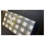 Pureegg Plastic Table Cloth Disposable 8 Pack, 54 x 108 Inch Table Cloths, Party, Picnic, Decorative Gingham Tablecloths, Rectangle, Black and White Checkered Cover, Leakproof and Sturdy, Black Plaid