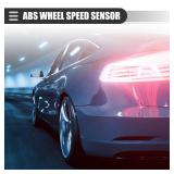 Motoforti Front Rear Left Right ABS Sensor, Wheel Speed Sensor, for Mercedes-Benz CLA45 for AMG CLA250 2014-2018, Plastic, No.24654025102469059402, Black, 4pcs