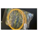 12 Inch x 4ft. Hybrid Air Hose with 12 in. MNPT Ends and Bend Restrictors, 12 FNPT to 38and14MNPT Reducer, Air Compressor Hose Fittings and Accessories