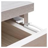 Coolrunner Child Safety Locks, 4 Pack Baby Proofing Drawers Locks, Baby Safety Invisible Drawer Latches with Strong Adhesive for Baby Care - No Tools or Drilling Required