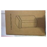 LJIACLEA Bathroom Trash Can with Lid 2.6 Gallon Automatic Touchless Trash Cans Small Garbage Can for Kitchen, Toilet, Bedroom, RV, Living Room (2 Pack)