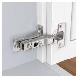 Cosycove Face Frame Inset Cabinet Hinge(10 Pack), 110° Face Frame Insert Cabinet,Cabinet Door Hinge,Clip-on Base,Soft Close,Silent Hinge,3D Adjustable Hinge for Kitchen Cabinets,Bookcases,Wardrobes