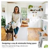 Cosycove Face Frame Inset Cabinet Hinge(10 Pack), 110° Face Frame Insert Cabinet,Cabinet Door Hinge,Clip-on Base,Soft Close,Silent Hinge,3D Adjustable Hinge for Kitchen Cabinets,Bookcases,Wardrobes