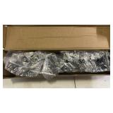 Rfiver Table Top TV Stand with Height Adjustable TV Legs, TV Stands Base with Cable Management for Most 37 to 86 Inch Flat or Curved TVs, Steel TV Feet Holds up to 150 lbs, Max VESA 800x600mm, Black