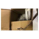 3FT Artificial Christmas Tree White Tabletop Christmas Tree with Metal Stand Mini Xmas Pine Tree for Party Supplies Indoor Outdoor Holiday Home Decoration(White)