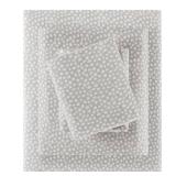 True North by Sleep Philosophy Cozy Flannel Warm 100percent Cotton Sheet - Novelty Print Animals Stars Cute Ultra Soft Cold Weather Bedding Set, Twin, Grey Dots 3 Piece