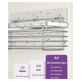 ODesign Shower Caddy 3 Pack SUS304 Stainless Steel-No Drilling-Shower Bathroom Shelves Rack,Rustproof Wall Mounted,Adhesive Shower Shelf Basket Organizer-Silver