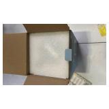 Papablic Glass Breastmilk Pitcher, Fast Baby Formula Maker with Mixing Handle Lid, Wide Mouth Mason Jar Breast Milk Storage Container with Flip-Lock Spout, BPA-Free, Blue.