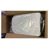 TrashAid Slim Bathroom Trash Can with Lid Soft Close, 6 Liter1.6 Gallon Stainless Steel Small Garbage Can with Removable Inner Bucket, Step Pedal, Slim Wastebasket for Toilet, Office, Bedroom, White