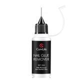 Curvlife 20ml Pinpoint Nail Glue Remover for Press on, Multi-Functional Remover for Nails Tips, Gentle Glue Remover for Gel x Nails, Non-Acetone Nail Polish Remover