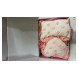 BABESIDE 4 Pcs Baby Doll Bedding Set for 17-22 Inch Babydolls, Babydoll Bed Accessories Dolls Blankets with Pillows for Reborn Baby Doll Accessories, Pink Flower and Rainbow Patterns