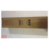 TVWOO Wrap Around Curtain Rods,Black Curtain Rods 28 to 48 Inch,58 Inch Adjustable Blackout Curtain Rod Set,Room Darkening Single Window Rod,Metal Thicken Hidden Curved Drapery Rod 28-48\,Matte Blacki