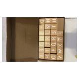 AXEARTE Alphabet Letters Stacking Blocks, 26 Wooden ABC Building Blocks for Toddlers, Number, Animals Icons on Every Side, Preschool Learning Educational Toys Montessori Sensory Toys for Kids