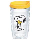 Tervis Peanuts Best Buddies Collection Snoopy Woodstock House Made in USA Double Walled Insulated Tumbler Travel Cup Keeps Drinks Cold and Hot, 10oz Wavy, Felt