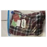 Kuoser Waterproof Dog Coat, Reversible Dog Jacket for Large Dogs, Adjustable Durable Doggie Winter Coat for Groowing Puppies Warm Puppy Cold Weather Apparel, Red L