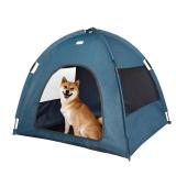 Navy Blue Large Outdoor Cat and Dog Tent - Waterproof, Washable, IndoorOutdoor, Cave Nest Bed