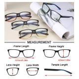 Reading Glasses for Men 4-Pack Stylish Computer Readers with Spring Hinges, Anti GlareEye Strain Filter UV Ray Blue Light Blocking Two-Tone Reader Eyeglasses,+1.0 Magnification Strength