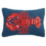 Peking Handicraft 30PA285C12OB Lobster Hook Pillow, 8X12 Throw Pillow