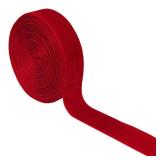 Qingxii Decorr Wedding Christmas Valentinfts Day Gift Box DIY Craft Decor Velvet Ribbon (Red, 1ftftx2Yards)