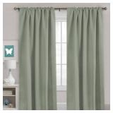 H.VERSAILTEX Blackout Curtains Thermal Insulated Window Treatment Panels Room Darkening Blackout Drapes for Living Room Back TabRod Pocket Bedroom Draperies, 52 x 84 Inch, Light Sage, 2 Panels