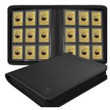 Top Loader Binder,Toploader Binder 9 Pocket for 324 Cards Storage,Hold 3x4 Toploaders.Trading Card Folders Collection Album,Card Holder.