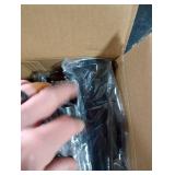 Haryaers Black Long Curtain Rod Tension Shower Curtain Rods 30 to 120 inch Adjustable Spring Heavy Duty Rods for Bathroom Windows Outdoor No Drill No Slip Spliced and Telescopic Design