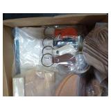 Dunzoom 96 Pcs Laser Material Explore Kit Laser Engraving Material for Laser Crafting, 18 Kinds Laser Engraving Accessories Includes Leather, Acrylic, Basswood, Metal, Wood Materials