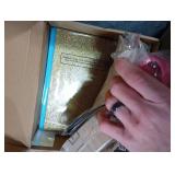 Dunzoom 96 Pcs Laser Material Explore Kit Laser Engraving Material for Laser Crafting, 18 Kinds Laser Engraving Accessories Includes Leather, Acrylic, Basswood, Metal, Wood Materials